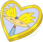 mdaillon en coeur d'Arnold